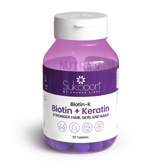 BIOTIN-K (Biotin + keratin) | Stronger Hair, Skin & Nails