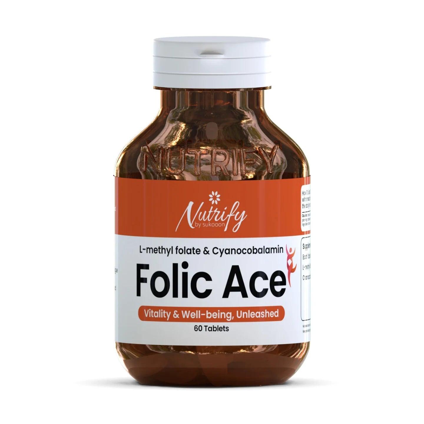 FOLIC ACE | Vitality & Well-Being, Unleashed - Nutrify by Sukooon