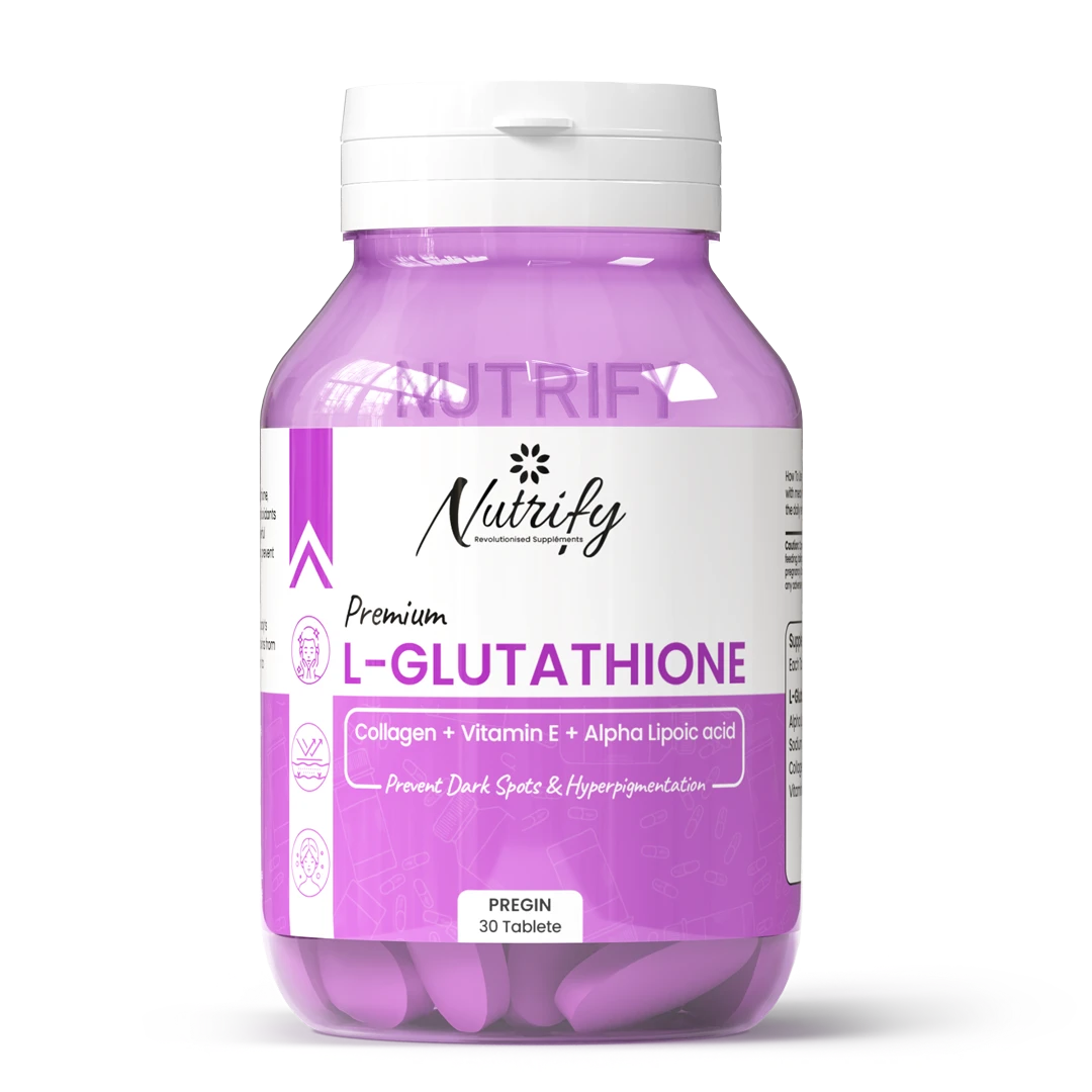 PREGIN | Glutathione Tablets for Naturally Lighter, White & Even Skin Tone