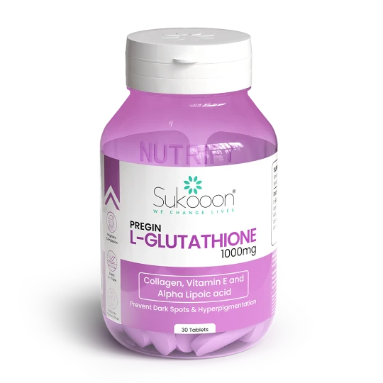 PREGIN | Glutathione Tablets for Naturally Lighter, White & Even Skin Tone